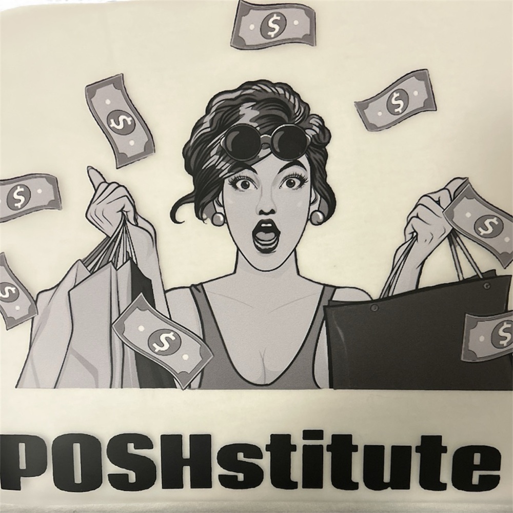 POSHstitute Shirts!! Transfers have arrived